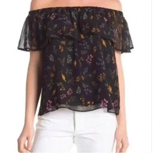 🌴🌟 REBECCA MINKOFF XL DEV OFF THE SHOULDER BLOUSE! 😍